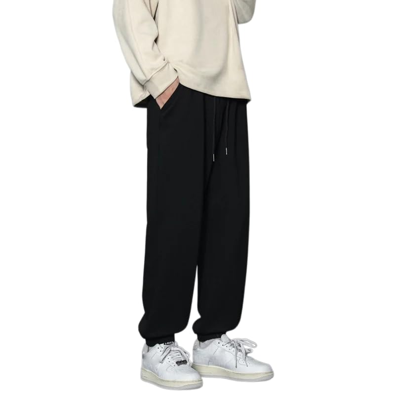 dockstreet Loose fit Elastic Cinch Bottom Joggers/Loose fit, Easy Travelling Style Lowers/Trekking, Plane Hopping,Relaxed Casual Lounge Pants for Men-picture-33