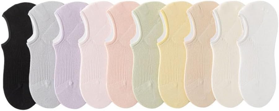 JSEIAJB Cotton Long Socks Women S Boat Socks Invisible Thin Mesh Short Socks