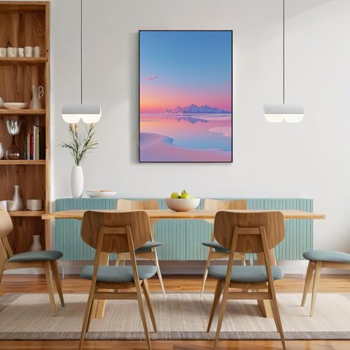 Peintures sur toile sans cadre déco murale salon moderne - 5