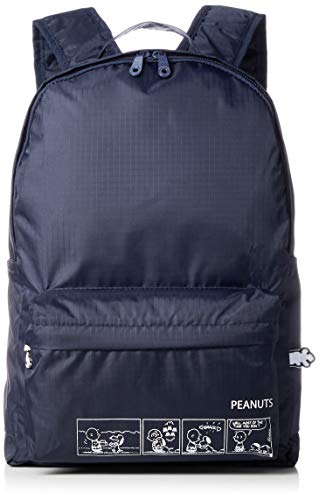 SNOOPY HAP0112 Snoopy Folding Backpack, Carry-On, PN41. hand navy, Free Size