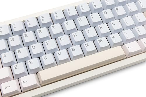 Image of KEEBMONKEY WOBKEY Zen 65 65% Quick Release Wireless Mechanical Keyboard with RGB, CNC Aluminum Case, Hot-Swappable, VIA Support, BT /2.4G /USB-C Gaming Keyboard for Mac /Windows (Ultra White Gold)