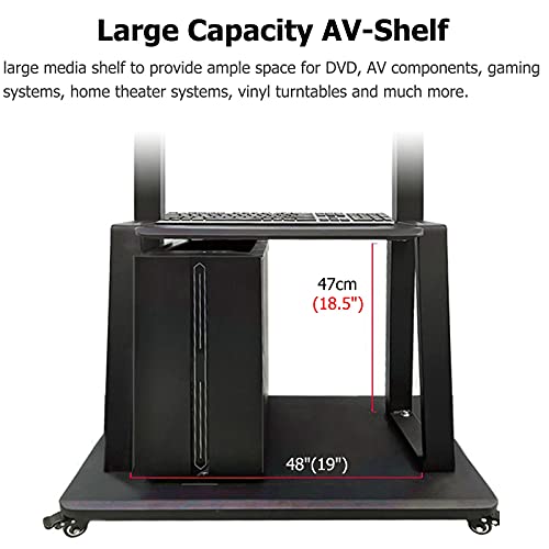 Soporte Móvil para TV REMYS con Ruedas y Capacidad 120kg miniatura 6