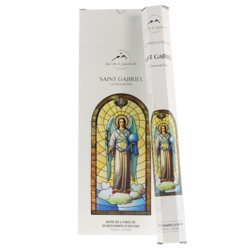 120 palitos de incienso de San Gabriel y una oración - Incienso Religioso - Culto cristiano en