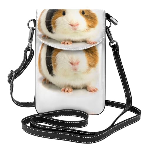 Sac pour téléphone portable Pisg en cuir Noir : sac à bandoulière de voyage