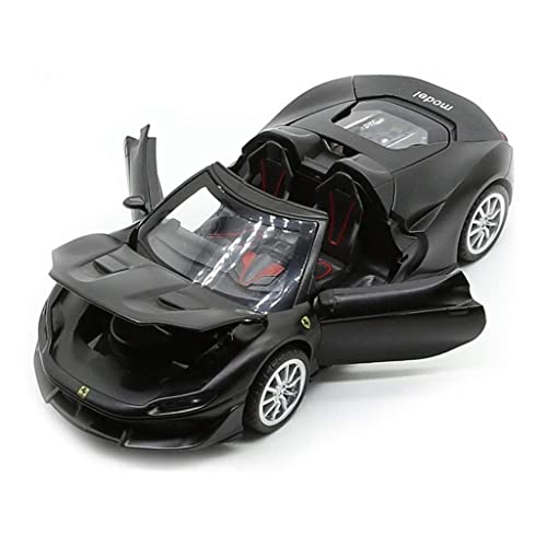 Image of Alloy Car Model Diecasts Metal Toy with Sound /Light /Pull-Back Off-Road Vehicles Car Model Collection Kids Toys Gift Multicolor Pack of 1 (1:32 Ferrari J50)