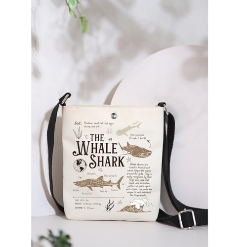 MAOFAED The Whale Shark Crossbody Bag, Shark Lovers Gift, Sea Creature Gift, Ocean Lover Gift, Whale Shark Fan Gift (whale shark)3