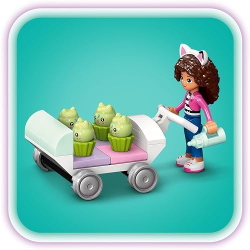 LEGO 4+ Gabby’s Dollhouse Gabby’nin Kedicik Bakım Odası 10796-4 Yaş ve Üzeri Çocuklar için Yaratıcı Oyuncak Yapım Seti (165 Parça) - Görsel 6