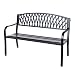 Produktbild Ldk Garden Gartenbank Stahl schwarz matt
