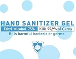 24pcs Hand Sanitizer 500ML - 75% Alcohol with Pump. 99.9% effective. – With Moisturizer & Vit E. Rinse-Free Formula – Ideal for Home, Office, or Business Use, 500ml Bottle. Case of 24
