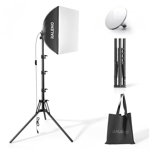 Compact RALENO Softbox Lighting Kit