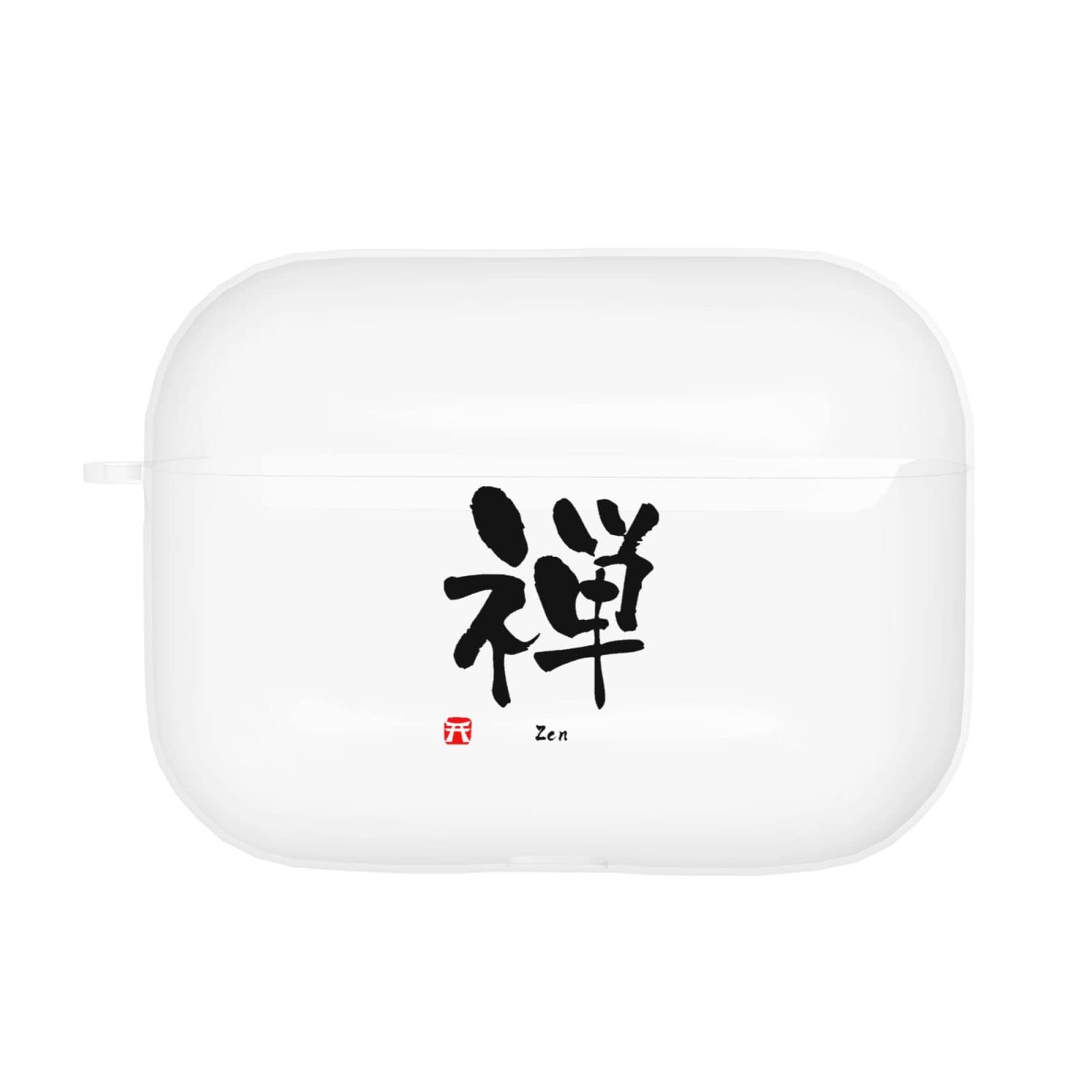 Amazon | 禅の漢字ロゴ入り 充電器、AirpodsPro用充電ケース