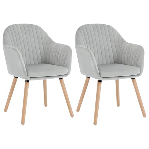 WOLTU Sillas de Comedor Nordicas Vintage BH95hgr-2