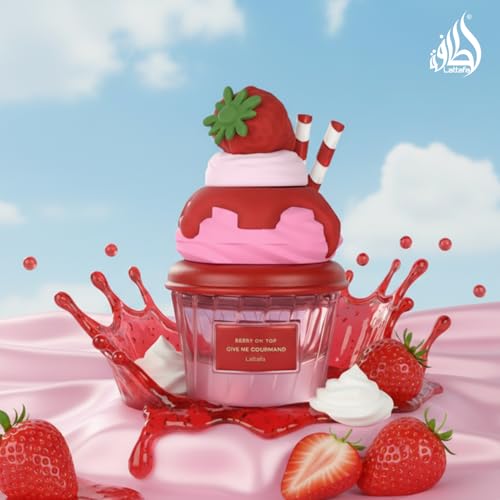 Image of Lattafa Berry On Top Eau de Parfum, Give Me Gourmand Collection - 75ml