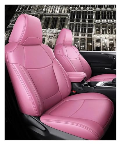 Housses de siège auto Toyota Corolla cuir perforé rose pour voyages