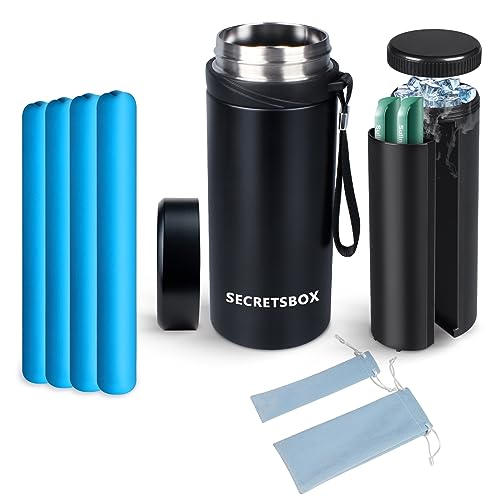 Secretsbox BOX1 42H 6-10 Insulin Pens Cooler Travel Case Portable Medicine Travel Cooler Big Diabetic Medication Cooler cover