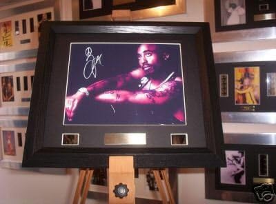 Tupac Shakur autograph photo and film cell memorabilia