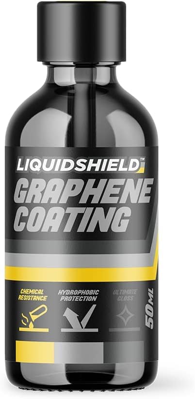 LiquidShield Graphene Coating High-Performance 10H Graphene Coating - Ultimate Hydrophobicity - Increase Gloss & Depth/Provide Long-Lasting Shine to Your Car Paint