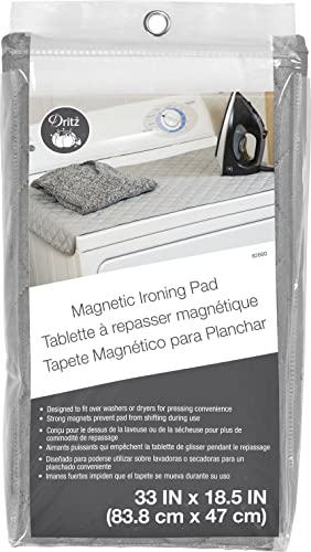Almohadilla magnética de planchado gris textil anticalórico de 83x47 cm 2