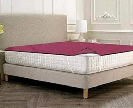 HomeStore-YEP Waterproof Double Bed Mattress Protector Sheet King Size - 72x78 Inch (Maroon)