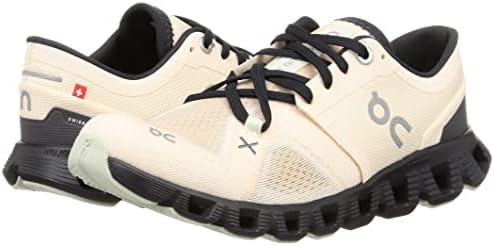 On Women's Cloud X 3 Sneakers, Fawn/Magnet, 10.5 | Image 6