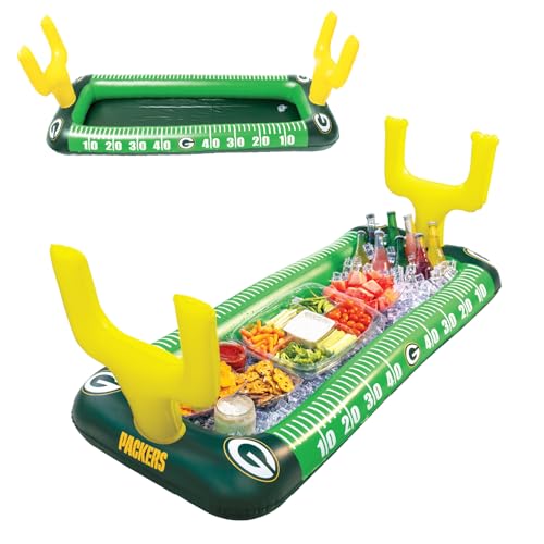 BigMouth Green Bay Packers 4 ft Inflatable Food Cooler Buffet Off...