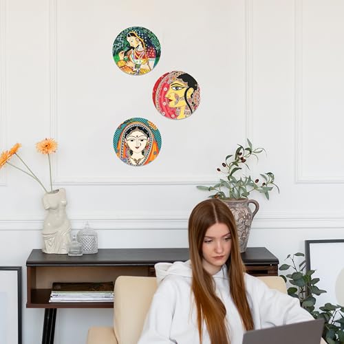 Image of Rousrie Home Decor Wall Hangings For Living Room | Wall Hanging Decorative Items | Decoration Items For Home | Waterproof Film (Color 6)