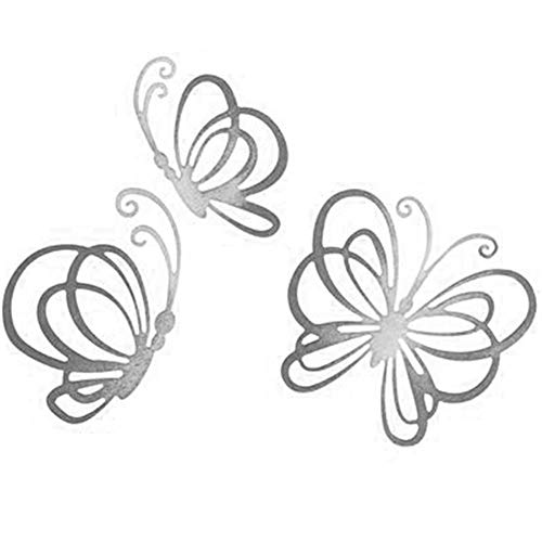 Luo-401XX Moldes De Corte De Metal De Mariposa DIY Scrapbooking Plantilla De Papel para Manualidades De Plata