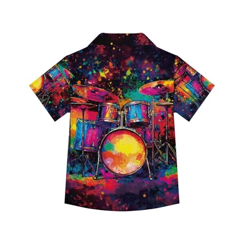 Cumagical Kids Hawaiian Shirts Vibrant Prints Lightweight & Perfect for Summer Fun2