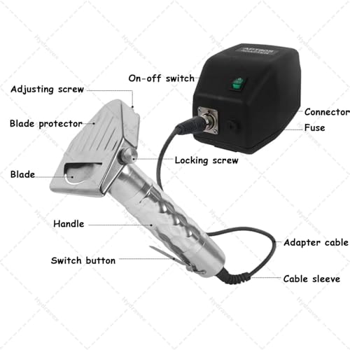 Cortadora eléctrica para kebab con cuchilla ajustable miniatura 7