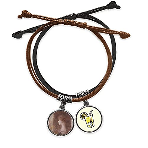 Bracelet Cuir Peinture à l'huile de xjj Nocturnes tressé main