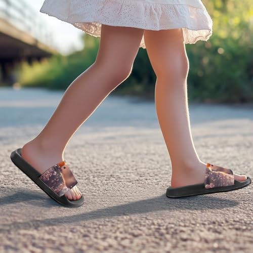 Image of Slides for Boys Girls Quick Drying Kids Slides Sandals Non-Slip