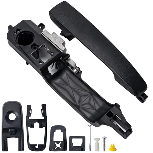 Rldym Exterior Door Handle Kit, Front Right Passenger Side 8S4Z-5422404-AA Fit for Ford Focus 2008 2009 2010 2011, Cap w/o Keyhole 8S4Z-5422088-AA, Bracket 8S4Z-5426684-B by Rldym - Used condition - US$16.84