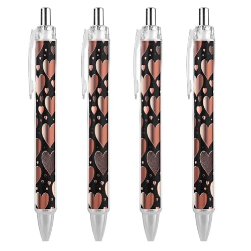 Stylos à bille Love Heart parfaits pour la prise de notes au bureau et à l'école