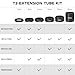 Alstar Astronomical T2-Extension Tube Kit for Cameras and eyepieces - Length 8mm 10mm 20mm 40mm - M42x0.75 on Both Sides
