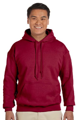 Gildan Heavy Blend Adult Hooded Sweatshirt, Cardinal Red, XX-Large