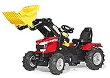 [page_title]-Rolly Toys rollyFarmtrac MF 7726 Tretfahrzeug (für Kinder ab drei Jahre, Luftbereifung, verstellbarer Sitz, Front- und Heckkupplung) 611140