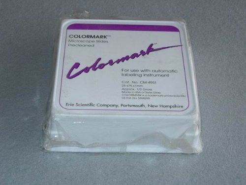 Colormark slides for labeling instruments (White) (144 per pack)