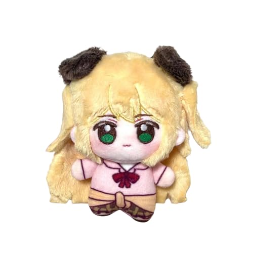 Xinchangda Aihara Yuzu - Figura de peluche de anime Aihara Yuzu, figura de felpa de algodón, llavero de 10 cm, figura de algodón PP suave, colgante lindo adorno de mochila para decoración de Navidad