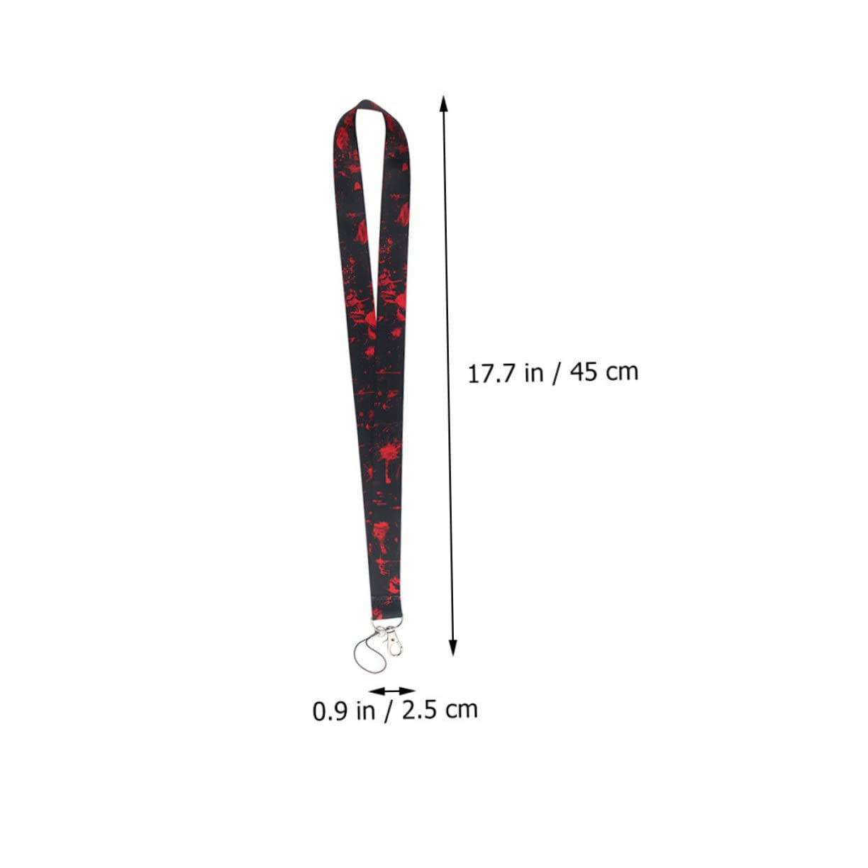 Housoutil Blut Telefon Lanyard Beige Spule Inhaber Telefonhalter Umhängeband Perlen Hängend Gothic-schlüsselanhänger Handy Halloween-telefon-lanyard Kette Polyester
