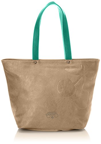 Le Temps des Cerises Elegance 2 Cabas sac à main noir en toile pour femme chic