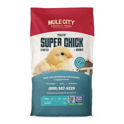 Mule City Super Chick Chicken Feed 40 lb Grower for Poultry