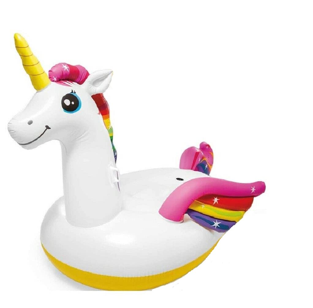 Unicorno Gonfiabile Mega Isola Dimensione 251x163x145 cm