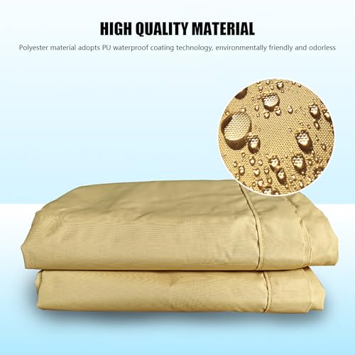 Voile d'ombrage rectangulaire marron anti-UV pour bloquer la chaleur du balcon