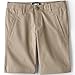 Lands' End Girls Stretch Chino Bermuda Shorts 14 Khaki