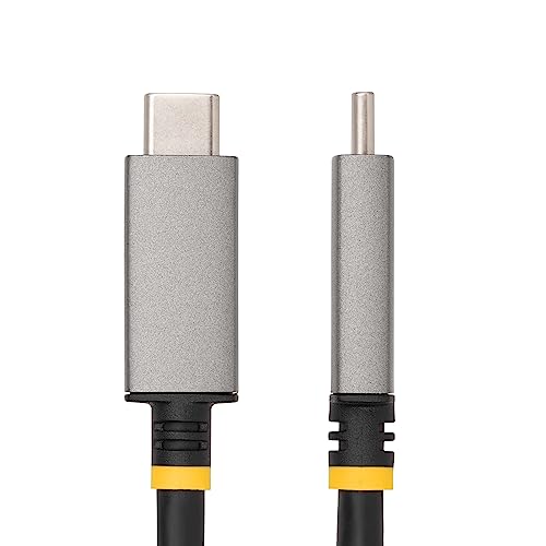 Image of StarTech 3ft USB-C to HDMI 2.1 Cable, 8K 60Hz or 4K 144Hz, HDR10, USB4 | 1m Type-C to HDMI video converter cable, Intel 11th Gen or discrete GPU for max, EMI shielded