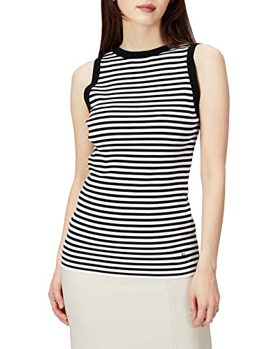 ［ミラオーウェン］ 前後2Wayシルク混ニットタンク 09WNT221169 レディース BORDER 1