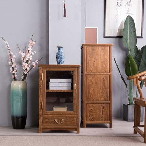 Mueble de vino de madera estilo clásico chino miniatura 5