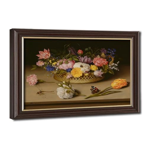 Nature morte Ambrosius Bosschaert impression sur toile cadre suspendu salon