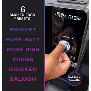 GE Profile™ Smart Indoor Pellet Smoker, with Active Smoke Filtration, 5 Smoke Control Settings, WiFi Connected, Electric, Countertop BBQ Appliance, Black GE Profile Smart Indoor Pellet Smoker with Active Smoke Filtration 5 Smoke Control Settings WiFi Connected Electric Countertop BBQ Appliance Black