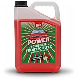 NIGRIN POWER Scheibenfrostschutz Fertigmix Ruby Delight | 5 Liter | wirksam bis -18°C | Anti-Freeze-Formel | Reinigungszusatz für Autoscheiben & Scheinwerfer | schlierenfrei | polycarbonatverträglich